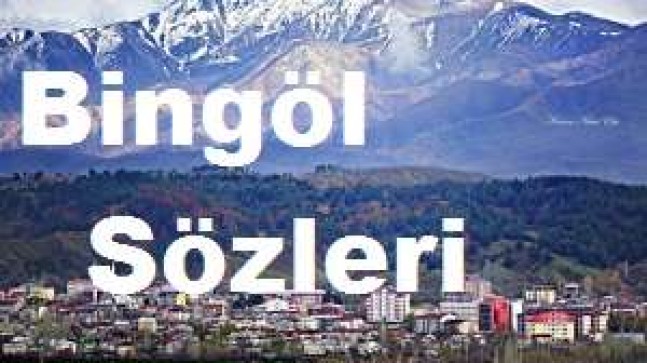 Bingöl Sözleri – Bingöl Komik Sözler